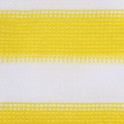 vidaXL Balkonsko platno rumeno in belo 120x500 cm HDPE, (20743161) Cene
