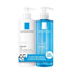 LAROCHE-POSAY PROMO Lipikar Lait + Lipikar Gel Lavant Cene
