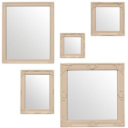 Premier Housewares Stenska ogledala v kompletu 5 ks Baroque – Cene