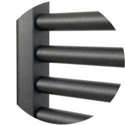 Bial kopalniški cevni radiator Alta 450 x 974 (Antracit) Cene