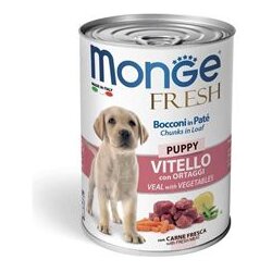 Monge fresh dog Puppy Teletina in Zelenjava 400 g Cene