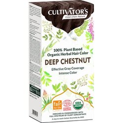CULTIVATOR'S Organic Herbal Hair Color Deep Chestnut Cene