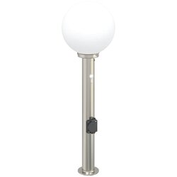 vidaXL Stebriček s senzorjem in vtičnico 80 cm nerjaveče jeklo IP44, (5000296991) Cene