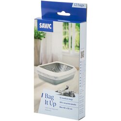 Savic Bag it Up vrečke za mačje stranišče - Varčno pakiranje: Medium - 3 x 12 kosov Cene