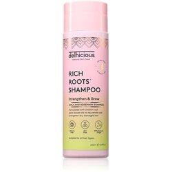 delhicious RICH ROOTS Strengthen & Moisturise Shampoo šampon za okrepitev las z vlažilnim učinkom 250 ml Cene