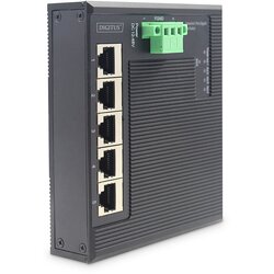 Digitus 5 Port Gigabit Ethernet Network Switch Switch, Flat, Industrial, Unmanaged Cene