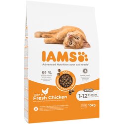 IAMS Advanced Nutrition Kitten s svežim piščancem - Varčno pakiranje: 2 x 10 kg Cene
