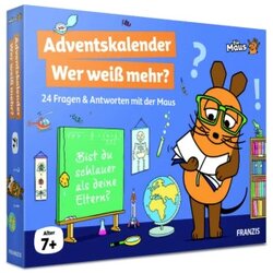 Franzis Verlag Maus - Wer weiß mehr? društvene igre adventski kalendar Starosna skupina iznad 7 godina Cene