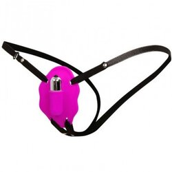Baile Strap-on s stimulatorjem v obliki metuljčka - Love Rider Cene