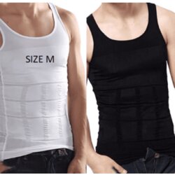 Solfit Majica za oblikovanje postave ABSFIT (2 kosa, bela in črna) M, (21279405) Cene