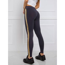 RUE PARIS Leggings-RV-LG-R4766.06-graphite Cene