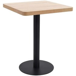  Bistro stol svjetlosmeđi 60 x 60 cm MDF Cijene