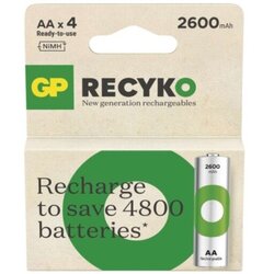 Gp ReCyko AA punjive baterije 2600 mAh NiMH, 4 kom Cene