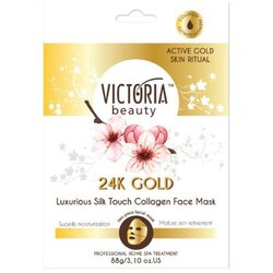Victoria Beauty 24K GOLD luksuzna kolagen maska za lice Silk touch Cene