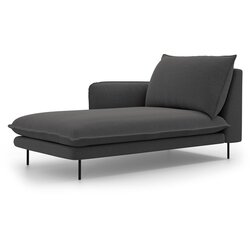 Cosmopolitan Design temno siv ležalnik Vienna, levi kot Cene