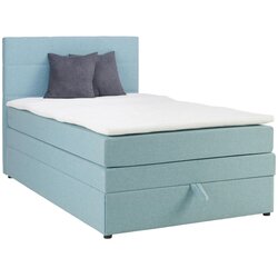 Welnova POSTELJA BOXSPRING 120 cm x 200 cm , tekstil svetlo modra Cene