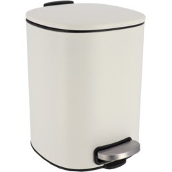 Tendance kanta za smeće na pedalu kvadratna 5l soft close metal, bijela Cene