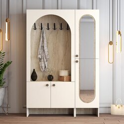 Hanah home Čiviluk Palermo Km, 135x 200,6x 37 cm, Krem Cijene