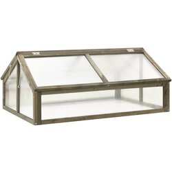 Furnova Rastlinjak sive barve 114x80x50 cm les jelke, (21948450) Cene