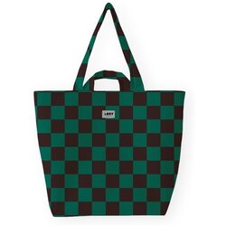 Lori Barcelona Nakupovalne torbe Tote Bag Cuadros - Black/Green Črna Cene