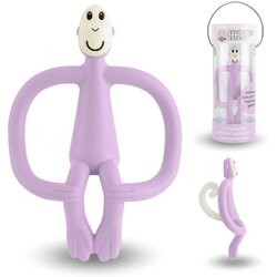 Matchstick monkey grizalo z masažno zobno ščetko lilac Cene