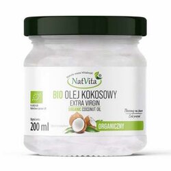 NatVita Bio Organic Extra Virgin Coconut Oil 200ml Cene