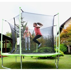 LEGONI Trampolin Fun sa zaštitnom mrežom, zeleni, 244 cm Cene