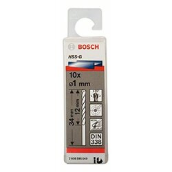 Bosch burgija za metal HSS-G, DIN 338 1 x 12 x 34 mm, 1 komad ( 2608595049. ) Cene