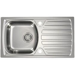 Alveus nerjavno pomivalno korito basic 170, leinen 780X435 mm iztok 88.9 mm Cene