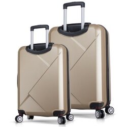 Zoozie Bags Set kofera 6868, 2 dijela, Zlatne boje Cene