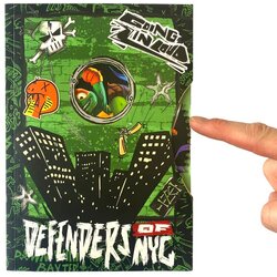 Blue Sky TMNT Notebook - A5 Spinner - Mayhem Cene