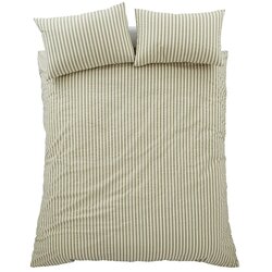 Pineapple Elephant Zelena 3-delna posteljnina za zakonsko posteljo/podaljšana 230x220 cm Cotton Rich Woven Stripe – Cene
