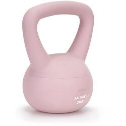 springos Soft Kettlebell 2 kg žoga za vadbo ACTIGET, fitnes, svetlo roza, (5000136394) Cene