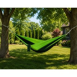  Baštenska viseća mreža za ležanje zelena 300x150 cm sa torbom za transport Cene