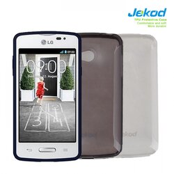 Jekod silikonski ovitek LG Optimus L50 D213N prozorno črn TPU/TB + Zaščitna folija Cene
