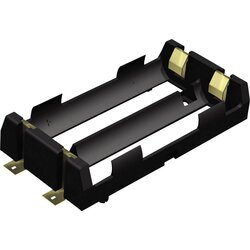 Keystone Electronics 1048 nosilec baterij 2x 18650 površinska montaža smd (D x Š x V) 86 x 40 x 19 mm, (20636004) Cene
