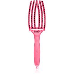 Olivia Garden Fingerbrush L´amour ravna četka za kosu Hot Pink Cene