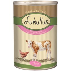 Lukullus Varčno pakiranje Junior 24 x 400 g - Piščanec & teletina Cene