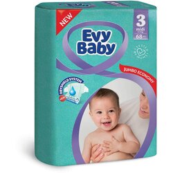 Evy Baby pelene jumbo 3 midi 5-9kg 68kom Cijene
