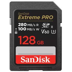 San Disk 128 GB SDXC ExtremePro R 280MB/s V60 UHS-II, Class 10 Cene