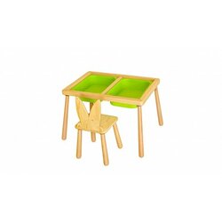 HANAH HOME table and chair green sto i stolica za decu Cene