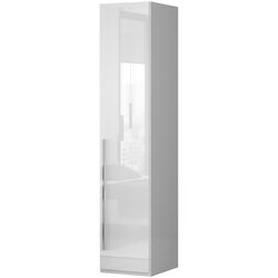 Jela Jagodina jela plakar P1/PN - kolekcija piano - kristalno bela/kristalno bela hg lak - 47x224x56 cm Cene