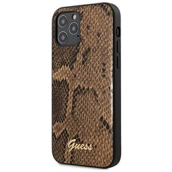Guess Ovitek GUHCP12LPUSNSMLBR, Iphone 12 PRO MAX, rjav, (20689604) Cene
