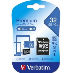 Verbatim 44083 MICROSDHC 32GB C10+ADAP Cene