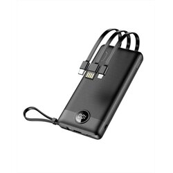 Veger C10 Power Bank - 10 000mAh (Micro + Typ C + Lightning 8-pin) black (W1116) Cene