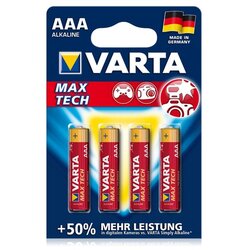 Varta Max Tech baterija AAA, 4 kos Cene