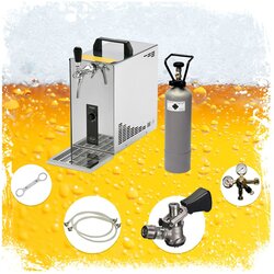 ich-zapfe Kompletni set PYGMY 25 črpalka za pivo 35L/h enokanalna suha hlajenje NC adapter, (5000216906) Cene