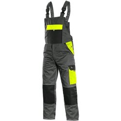 Canis Radne pantalone na tregere Phoenix Cronos/ siva/žuta Cene