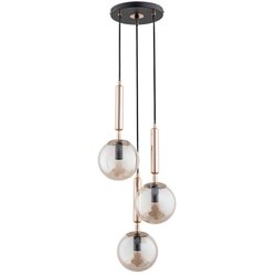 Viseći luster sa sajlom VOLDA 3xE14/40W/230V, mesing Cene