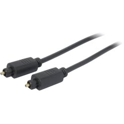 Kash Toslink Digitalni audio Priključni kabel [1x Muški konektor Toslink (ODT) - 1x Muški konektor Toslink (ODT)] 2 m Crna Cene